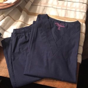 Navy Scrub Set